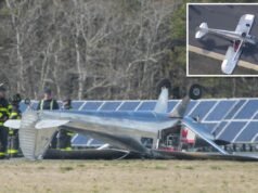 Un piccolo aereo si ribalta mentre atterra all’aeroporto di Cape Cod