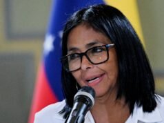 Delcy Rodriguez del Venezuela si reca all’Aia per un caso di controversia sulla terra