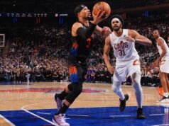 I Knicks ottengono due vittorie dalle finali NBA con la vittoria per 109-93 sui Cavs