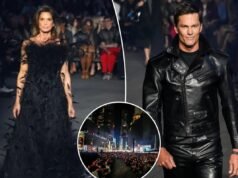Gucci trasforma Times Square in una passerella mentre l’etichetta presenta la nuova collezione con Cindy Crawford e Tom Brady