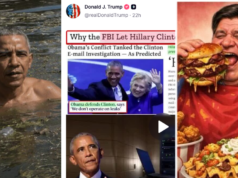 Inquietanti teorie del complotto nella baldoria Truth Social di Donald Trump a tarda notte