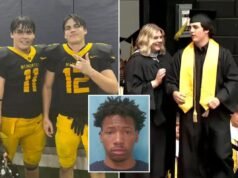 Il fratello gemello dell’adolescente texano Austin Metcalf accetta il diploma postumo alla laurea, un anno dopo che una pista mortale ha incontrato un accoltellamento