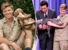 Il vincitore del “DWTS” Robert Irwin è stato “ucciso a morte” da un coccodrillo di 14 piedi a cui ha dato il nome di Jimmy Fallon