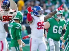 I Giants perdono Roy Robertson-Harris a causa dello strappo d’Achille nel primo infortunio