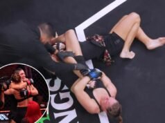 Ronda Rousey ha bisogno solo di 17 secondi per sconfiggere Gina Carano in uno straordinario finale di lotta anticipata