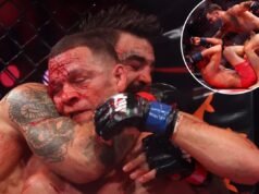 Mike Perry sanguina e batte Nate Diaz su Ronda Rousey-Gina Carano MMA undercard