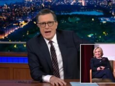 La grafica di Hillary Clinton che non è mai arrivata al “Late Show” è stata rivelata mentre Stephen Colbert prende il via la scorsa settimana