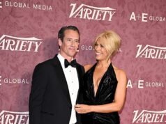Hannah Waddingham, 51 anni, fa il suo debutto sul tappeto rosso con il bel chirurgo della colonna vertebrale al Variety Power Of Women dopo aver rivelato di avere una relazione