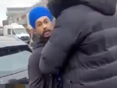 Il fratello dell’assassino di Henry Nowak impugna la spada cerimoniale sikh in un “incidente di rabbia stradale” fuori dal tempio – mentre cresce la furia per la risposta “a due livelli” della polizia al suo omicidio