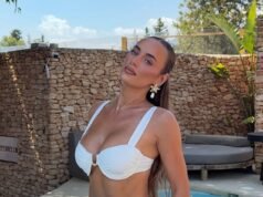 Millie Court di Love Island sfrigola in un bikini bianco e dichiara che avrà una “estate da ragazze sexy” dopo la separazione da Zac Woodworth