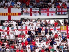 I tifosi inglesi potrebbero essere espulsi dalla Coppa del Mondo se cantassero cori anti-Sir Keir Starmer – con la FA che rischia di essere schiaffeggiata con pesanti multe FIFA se qualche tifoso viene catturato