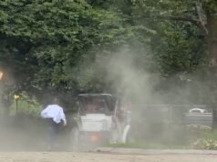 Turista adolescente ucciso dopo che il cavallo della carrozza è scappato dall’autista a Central Park mentre un filmato terrificante mostra il momento in cui l’autobus si ribalta