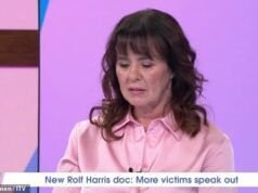 Coleen Nolan rivela che Rolf Harris insisteva ripetutamente per baciarla sulle labbra quando aveva 10 anni
