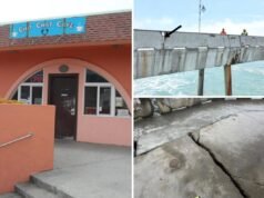 Lo storico molo della California minaccia di sgretolarsi in mare mentre una spaventosa crepa si apre lungo la passerella