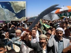 I ribelli Houthi sostenuti dall’Iran promettono di bloccare le navi israeliane che navigano nel Mar Rosso