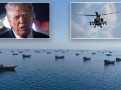 Membri dell’equipaggio salvati dopo lo schianto di un elicottero Apache dell’esercito americano sullo Stretto di Hormuz
