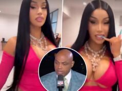 Cardi B celebra la vittoria dei Knicks con un nuovo look audace dopo il commento virale di Charles Barkley