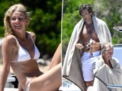 Gwyneth Paltrow, 53 anni, sfoggia un bikini pazzesco sullo yacht con il marito Brad Falchuk in Italia