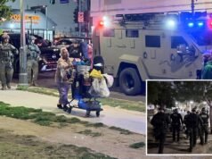I poliziotti attaccano gli zombie drogati in un nuovo blitz nel famigerato MacArthur Park di Los Angeles