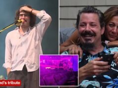 Goose “vacilla” dopo che papà Paul Kueker è morto al concerto del Madison Square Garden, ha appreso la tragedia mentre “scendeva dal palco”