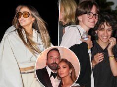 Jennifer Lopez dice “Grazie, Avanti” ai suoi ex al concerto di Ariana Grande con il figlio di Ben Affleck