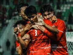 Semifinali di Assalamualaikum, squadra nazionale indonesiana Under 19 re del Gruppo A dopo aver perso contro il Vietnam