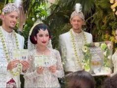 Justin Hubner e Jennifer Coppen sono ufficialmente sposati, il difensore della nazionale indonesiana decide di convertirsi all’Islam prima delle nozze