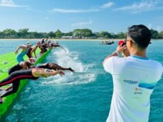 Anindya Bakrie rivela la grande missione acquatica dell’Indonesia al 12° Campionato asiatico di nuoto in acque libere 2026