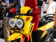 Mejeng Rally Style Yamaha Gear alla Fiera di Giakarta 2026