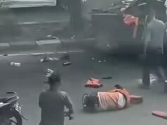 Nel momento in cui l’auto del PPSU ha sterzato e poi ha colpito un albero a Kalideres, quattro agenti sono rimasti feriti