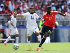 L’Egitto pareggia 1–1 con il Belgio nella partita della fase a gironi della Coppa del Mondo