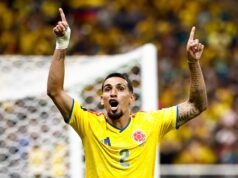 Munoz manda la Colombia agli ottavi di finale della Coppa del Mondo vincendo 1-0 sulla Repubblica Democratica del Congo