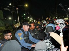 Gli agenti cancellano l’antifa dal perimetro della struttura ICE del New Jersey