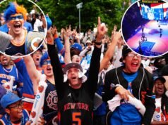 La festa dell’orologio dei Knicks di MSG ritorna per l’NBA per le finali settimane dopo che New York ha strappato i permessi