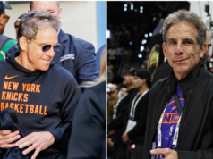 Il difensore dei senzatetto Ben Stiller ha chiamato fuori dopo aver superato un senzatetto mentre si recava alla partita dei Knicks