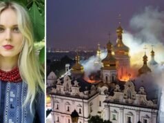 “Casa sacra”: un australiano a Kiev irritato dalla profanazione russa del monastero