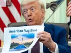 Trump è intervenuto per trasformare il famoso bacino di riflessione della DC. Il risultato è proprio come la sua presidenza