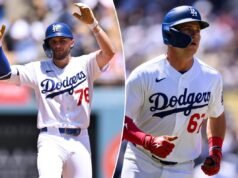 Alex Freeland dei Dodgers e Ryan Ward vincono in una partita di gomma chiave sui Phillies