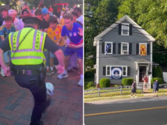 Coni stradali, kilt e cornamuse: come l’esercito scozzese ha preso il controllo di Boston