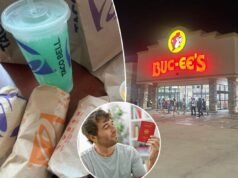 Un turista tedesco diventa virale assaggiando Chili’s, Buc-ee’s e altre catene statunitensi durante il viaggio della Coppa del Mondo