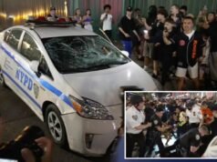 Fan impazziti dei Knicks distruggono l’auto della polizia mentre l’estasi delle finali NBA diventa immediatamente violenta