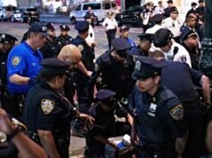 Rissa tra tifosi dei Knicks a New York dopo la sconfitta degli Spurs