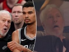 Gregg Popovich fa la sua apparizione alle finali NBA per sostenere gli Spurs