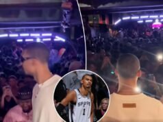 Victor Wembanyama ha salutato con cori da MVP al nightclub di Parigi il ritorno in Francia