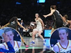 Caitlin Clark sembra snobbare la compagna di squadra di Fever in un momento imbarazzante di pacca sulla spalla