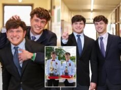 I gemelli di Long Island vengono nominati valedictorian del liceo, salutatoriani poiché entrambi si dirigono alla Ivy League