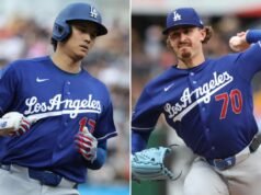 I Dodgers perdono Shohei Ohtani e Justin Wrobleski per infortuni nella partita contro i Pirates