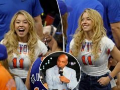 Charles Barkley sotto shock per l’apparizione in Gara 5 delle finali NBA di Sydney Sweeney