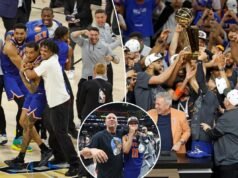I Knicks si scatenano nei festeggiamenti del campionato dopo mesi di concentrazione ipnotica e resilienza