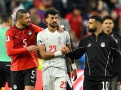 L’Iran attende la qualificazione alla Coppa del Mondo dopo il gol annullato nel finale nel pareggio dell’Egitto